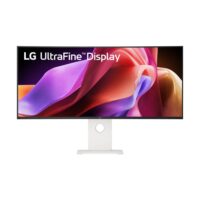 LG Ultrafine 40U990A-W 40” 120Hz 5K2K WUHD Nano IPS Curved Monitor, Thunderbolt 5, DisplayHDR 600, Built-in Speaker, HDMI 2.1, DP 2.1, USB C, Tilt/Height/Swivel Stand