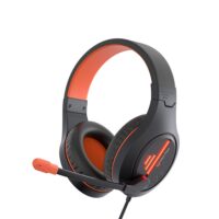 Meetion HP021 Stereo Lightweight Backlit Headset with Mic Black Orange - Image 5