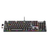 Meetion MK009 PRO Gaming Keyboards with Red Switch Hot-Swap Mechanical Keyboard with Volume Knob, 16.8M Colours & Metal Matte Panel , Full 104 Keys layout Anti-Ghosting ABS Material & Dual Colour Injection Molded Keycaps for Windows - Image 2