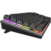 Meetion MK009 PRO Gaming Keyboards with Red Switch Hot-Swap Mechanical Keyboard with Volume Knob, 16.8M Colours & Metal Matte Panel , Full 104 Keys layout Anti-Ghosting ABS Material & Dual Colour Injection Molded Keycaps for Windows - Image 6