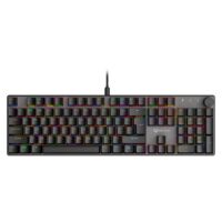 Meetion MK009 PRO Gaming Keyboards with Red Switch Hot-Swap Mechanical Keyboard with Volume Knob, 16.8M Colours & Metal Matte Panel , Full 104 Keys layout Anti-Ghosting ABS Material & Dual Colour Injection Molded Keycaps for Windows
