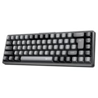 Meetion MK12 65% RGB Arabic Triple Mode Wireless Bluetooth Mechanical Keyboard - Black - Image 3