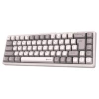 Meetion MK12 65% RGB Arabic Triple Mode Wireless Bluetooth Mechanical Keyboard - White - Image 3