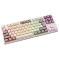 Meetion MK14 TKL Triple-Mode Wireless RGB Mechanical Keyboard - White