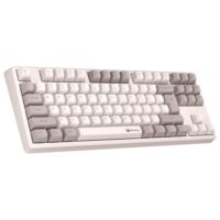Meetion MK14 TKL Triple-Mode Wireless RGB Mechanical Keyboard - White - Image 4