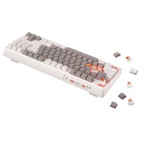 Meetion MK14 TKL Triple-Mode Wireless RGB Mechanical Keyboard - White - Image 6