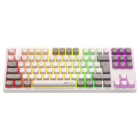 Meetion MK14 TKL Triple-Mode Wireless RGB Mechanical Keyboard - White - Image 2
