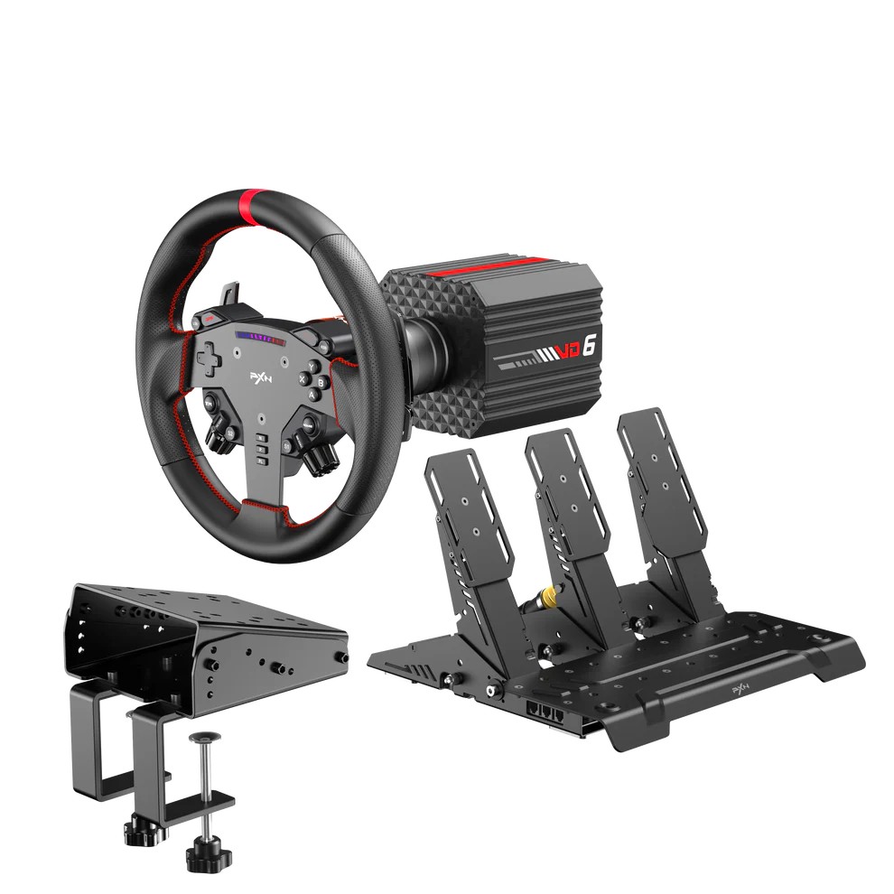 Buy PXN VD6 Bundle PC Steering Wheel and Pedals Price in Pakistan