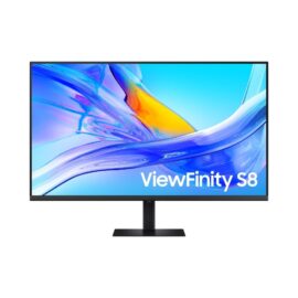 Samsung ViewFinity S8 37” LS37D800UANXZA UHD 4K Professional Monitor (3840 × 2160) 16:9 VA Panel 60Hz Refresh Rate 5ms (GtG) Response Time 3000:1 Contrast Ratio 350 nits Brightness 1.07 Billion Colors with HDR10 HDMI, DisplayPort & USB-C