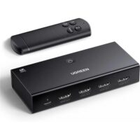 UGREEN 55857 HDMI Switch 3 In 1 Out With Remote 4K 60Hz