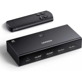 UGREEN 55857 HDMI Switch 3 In 1 Out With Remote 4K 60Hz