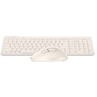 A4Tech FG2400 Air 2.4G Wireless QuietKey Combo Set Beige - Image 2