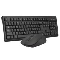 A4tech Fstyler FG1200S 2.4G Multimedia Wireless Desktop Keyboard & Mouse | Black - Image 2
