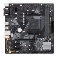 ASUS PRIME B450M-K AMD AM4 mATX motherboard with LED lighting DDR4 4400MHz M.2 SATA 6Gbps and USB 3.1 Gen 2 - Image 2