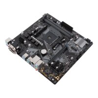 ASUS PRIME B450M-K AMD AM4 mATX motherboard with LED lighting DDR4 4400MHz M.2 SATA 6Gbps and USB 3.1 Gen 2 - Image 4