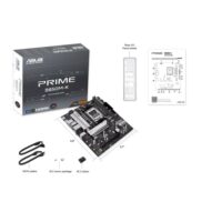 ASUS PRIME B850M-K AMD B850 mATX motherboard AM5 PCIe 5.0 Ready two M.2 slots Realtek 2.5Gb Ethernet DisplayPort HDMI rear USB 10Gbps Type-A front USB 5Gbps Type-C BIOS FlashBack Aura Sync - Image 8