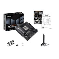 ASUS TUF GAMING B850M-E WIFI AMD B850 mATX motherboard 8+2+1 80A DrMOS power stages DDR5 PCIe 5.0 three M.2 slots WiFi 6E 2.5Gb Ethernet DisplayPort HDMI rear USB-C 10Gbps and front USB-C 5Gbps - Image 8