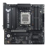 ASUS TUF GAMING B850M-E WIFI AMD B850 mATX motherboard 8+2+1 80A DrMOS power stages DDR5 PCIe 5.0 three M.2 slots WiFi 6E 2.5Gb Ethernet DisplayPort HDMI rear USB-C 10Gbps and front USB-C 5Gbps - Image 2
