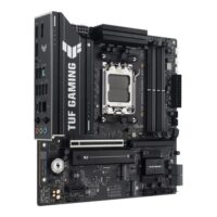 ASUS TUF GAMING B850M-E WIFI AMD B850 mATX motherboard 8+2+1 80A DrMOS power stages DDR5 PCIe 5.0 three M.2 slots WiFi 6E 2.5Gb Ethernet DisplayPort HDMI rear USB-C 10Gbps and front USB-C 5Gbps - Image 3