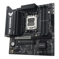 ASUS TUF GAMING B850M-E WIFI AMD B850 mATX motherboard 8+2+1 80A DrMOS power stages DDR5 PCIe 5.0 three M.2 slots WiFi 6E 2.5Gb Ethernet DisplayPort HDMI rear USB-C 10Gbps and front USB-C 5Gbps - Image 4