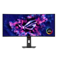 Asus ROG Strix OLED XG34WCDG Monitor 34" 3440x1440 175Hz (Above 144Hz) 0.03ms (GTG) OLED Care Pro Neo Proximity Sensor 99.3% DCI-P3 true 10-bit color G-Sync compatible DisplayWidget Center ELMB HDR