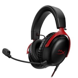 HyperX Cloud III Wired Gaming Headset (Black/Red)