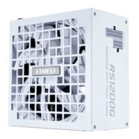 Lian Li RS 1200W Fully Modular 80+ Gold PCIE 5.1 Black PSU with Hub ATX 3.1 - White