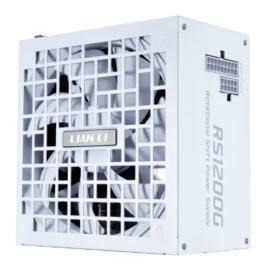 Lian Li RS 1200W Fully Modular 80+ Gold PCIE 5.1 Black PSU with Hub ATX 3.1 - White