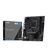 MSI PRO H610M-S Motherboard Micro-ATX - Supports Intel Core 14th 13th and 12th Gen Processors LGA 1700 - DDR5 Memory Boost 5600MHz/MAX PCIe 4.0 x16 Slot M.2 Gen3 Slot