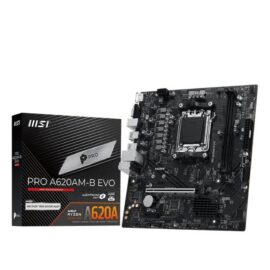 MSI Pro A620AM-B EVO DDR5 AMD AM5 microATX Motherboard