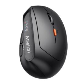 Meetion BTM008 Dual Mode Ergronomic Wireless Mouse - Black