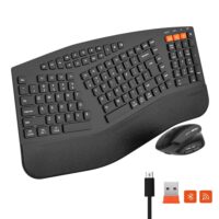 Meetion DirectorB2 Wireless Dual-mode Ergonomic Keyboard & Mouse Combo - Image 2