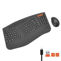 Meetion DirectorB2 Wireless Dual-mode Ergonomic Keyboard & Mouse Combo - Image 3