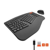 Meetion DirectorB2 Wireless Dual-mode Ergonomic Keyboard & Mouse Combo - Image 4