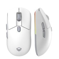 Meetion GW38 Wireless Tri-Mode Gaming Mouse with Magnetic Charging Dock - White - Image 3