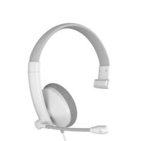 Meetion HP002U USB Single Ear Telephone Headset - White - Image 4