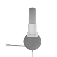Meetion HP002U USB Single Ear Telephone Headset - White - Image 6