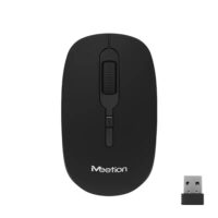 Meetion R547 2.4G USB Wireless Optical Mouse - Black