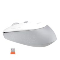 Meetion R571 2.4g Wireless Office Mouse - White Grey - Image 2