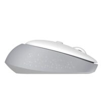 Meetion R571 2.4g Wireless Office Mouse - White Grey - Image 3