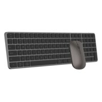 Meetion iKey C230 Ultra-Thin Full-Size Space Gray Wireless Office Combo - Black - Image 2