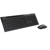 Rapoo 8210M Multi-mode Wireless Keyboard Mouse - Black - Image 4