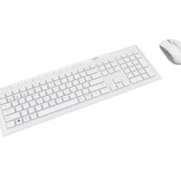Rapoo 8210M Multi-mode Wireless Keyboard Mouse - White - Image 2