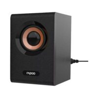 Rapoo A80 Compact 2.0 Multimedia Wired Stereo Speaker – Black - Image 2