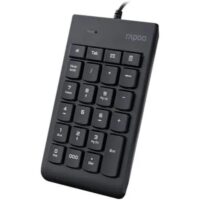 Rapoo K10 Wired Numeric NumberPad Keyboard - Black - Image 2
