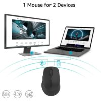 Rapoo M300 Silent Multi-mode Wireless Mouse - Dark Grey - Image 2
