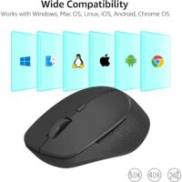 Rapoo M300 Silent Multi-mode Wireless Mouse - Dark Grey - Image 5