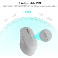Rapoo M300 Silent Multi-mode Wireless Mouse - Light Grey - Image 6