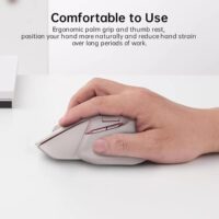 Rapoo MT760L Multi-Device Wireless Mouse Bluetooth 5.0 and 2.4G Multi-Mode Connection Up to 4 Devices 11 Programmable Buttons 4K DPI 90 Days Battery Life PC Pink - Image 7