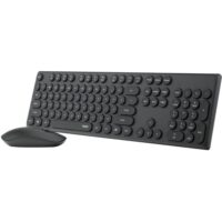 Rapoo 8210M Multi-mode Wireless Keyboard Mouse - Black - Image 2